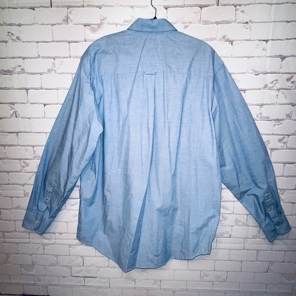IZOD Men's Blue Button-Down Shirt Size Xl - Picture 2 of 5